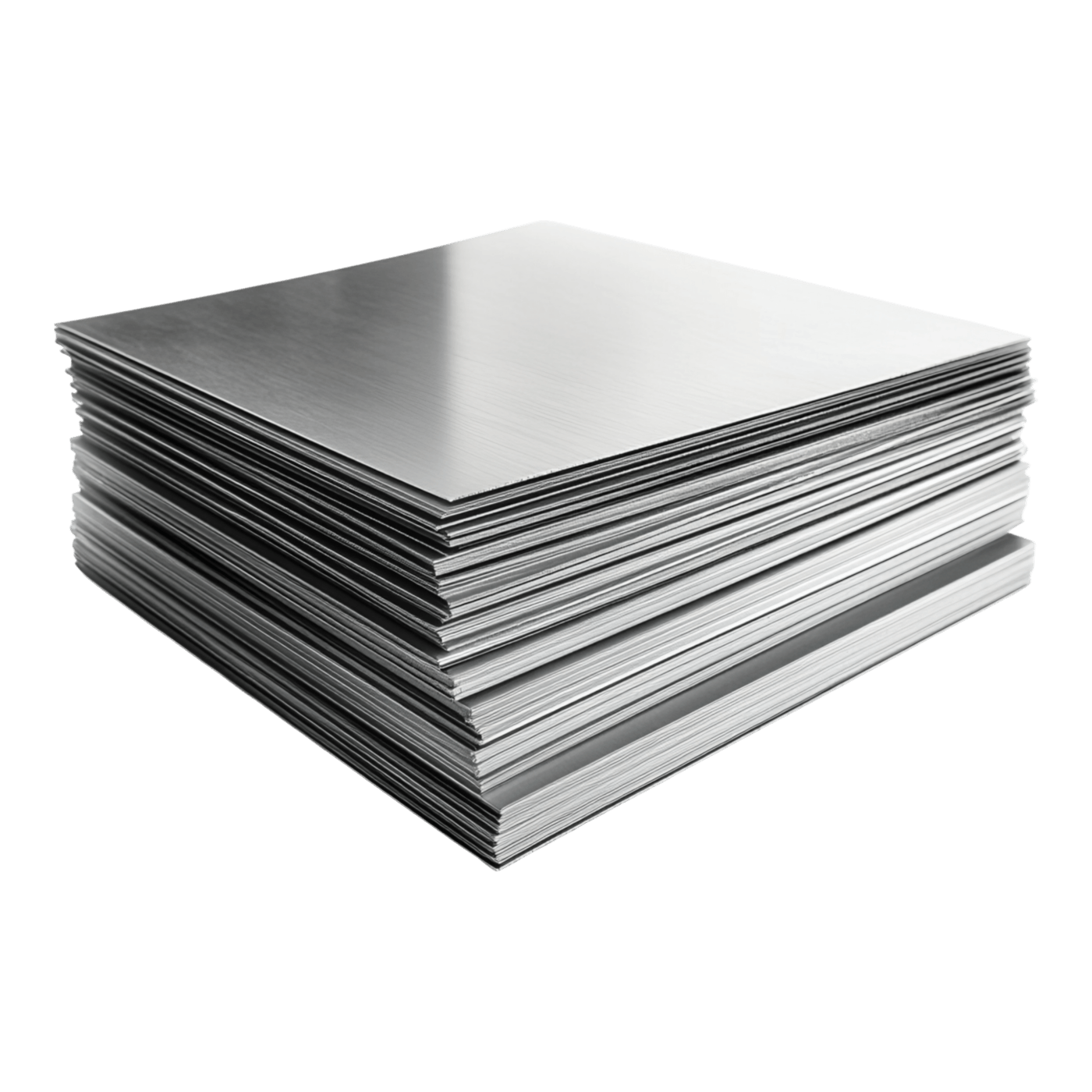 Stack of metal sheets